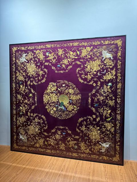 古玩雜項刺繡真品鑒賞圖