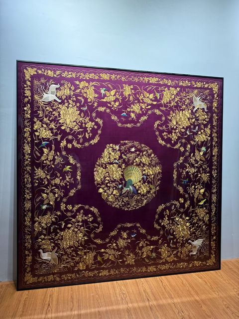 古玩雜項刺繡真品鑒賞圖