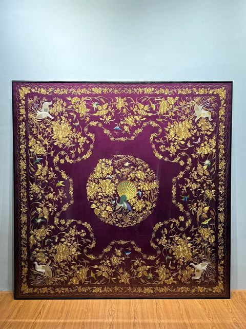 古玩雜項刺繡真品鑒賞圖