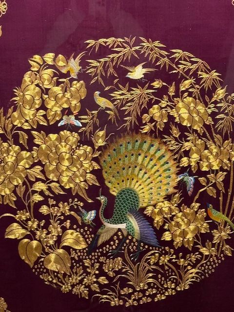 古玩雜項刺繡真品鑒賞圖