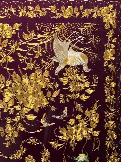 古玩雜項刺繡真品鑒賞圖