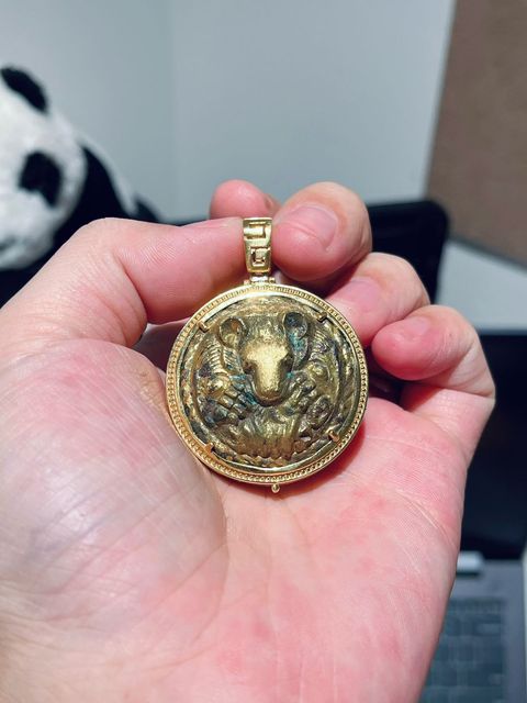 古玩銅器漢熊真品鑒賞圖