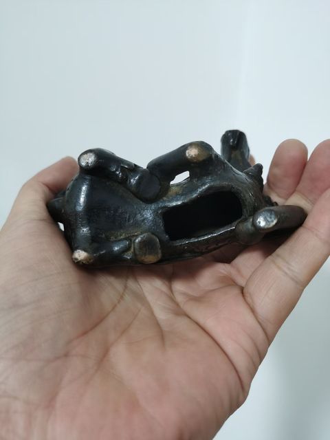 古玩銅器瑞獸真品鑒賞圖