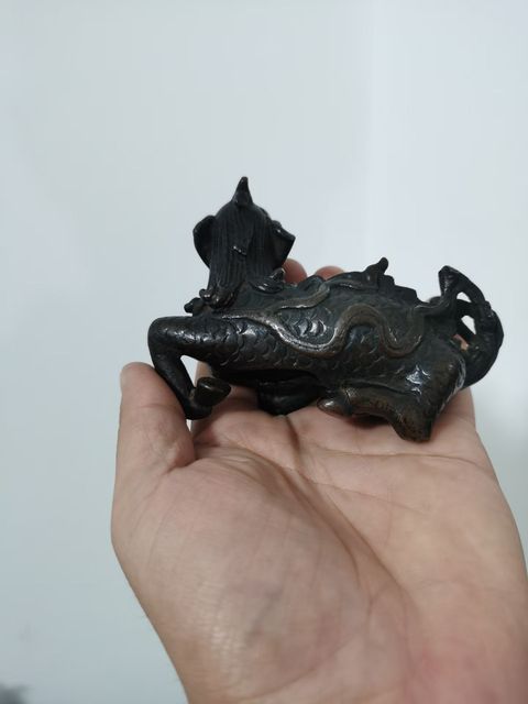 古玩銅器瑞獸真品鑒賞圖