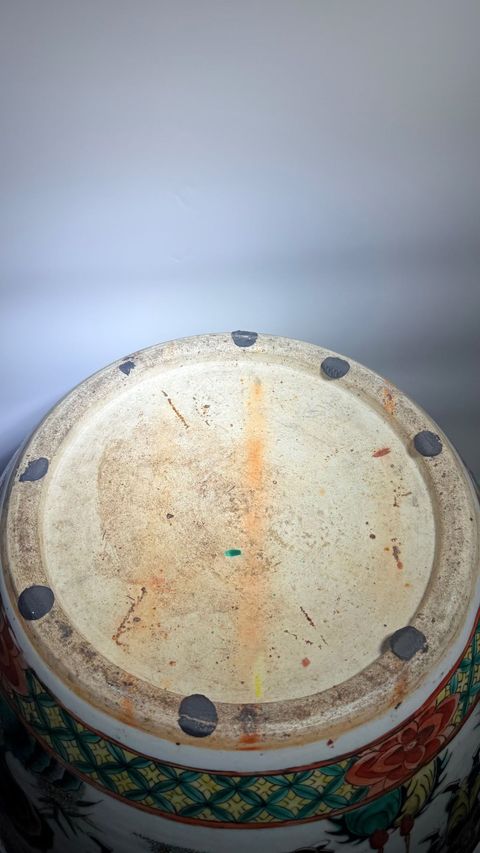 古玩陶瓷人物缸真品鑒賞圖