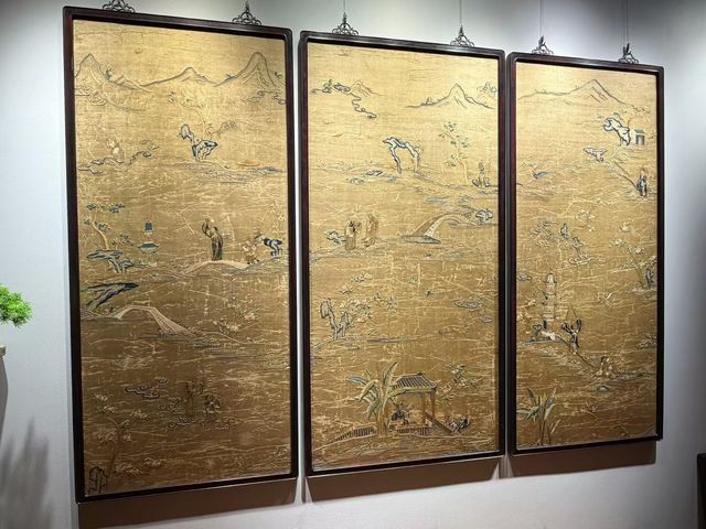 古玩雜項刺繡真品鑒賞圖