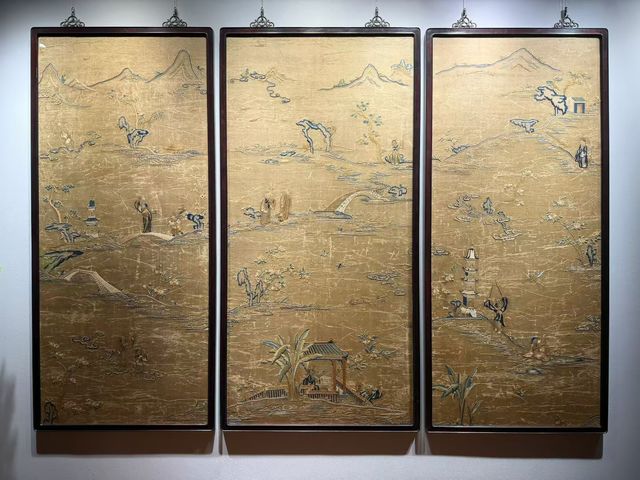 古玩雜項刺繡真品鑒賞圖