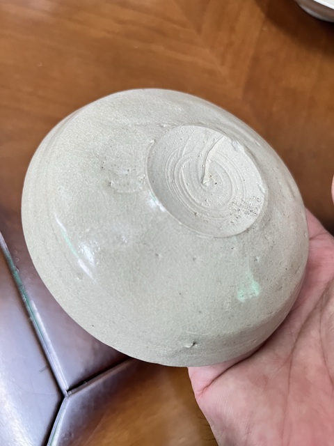 古玩陶瓷青白釉刻花洗真品鑒賞圖