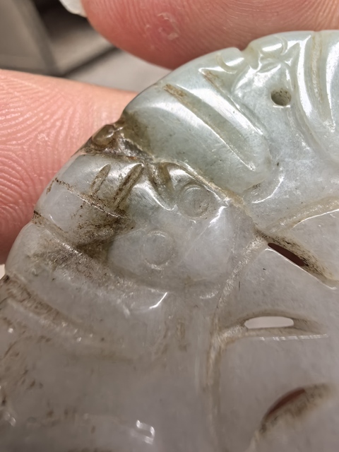 古玩玉器翡翠雕“五福佩”真品鑒賞圖