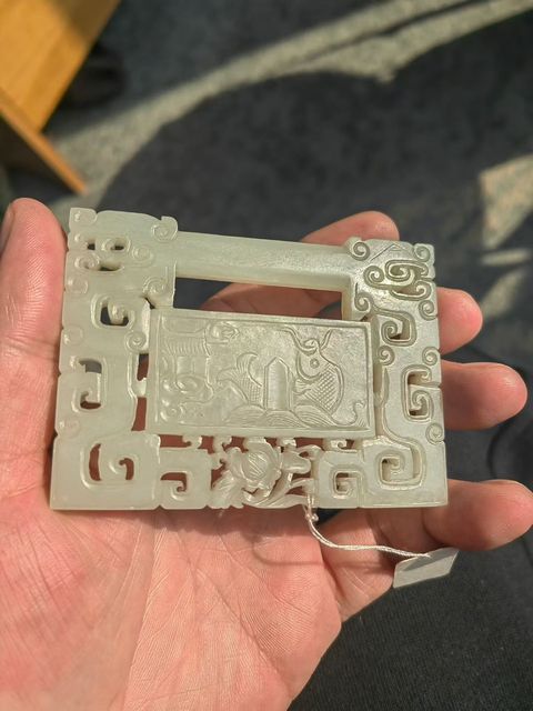 古玩玉器鎖真品鑒賞圖