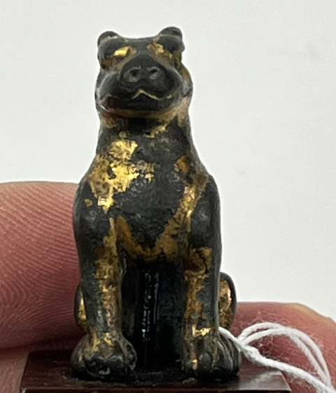 古玩銅器鎏金銅獸真品鑒賞圖