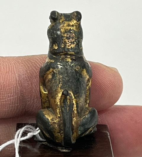 古玩銅器鎏金銅獸真品鑒賞圖