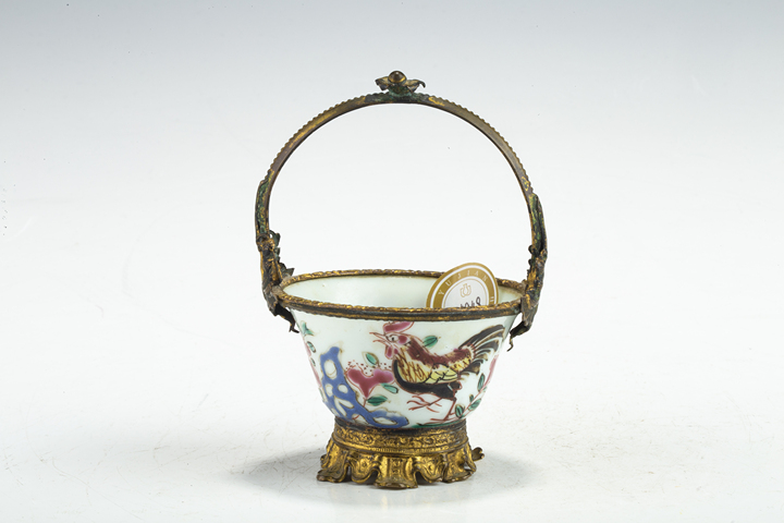 古玩陶瓷雍正·粉彩大吉圖杯真品鑒賞圖