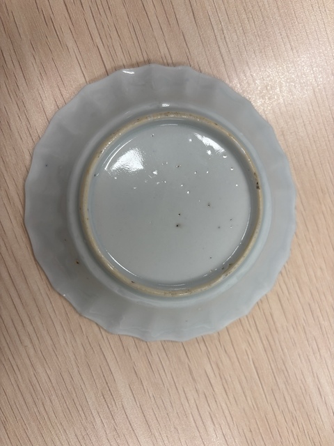 古玩陶瓷康熙青花小碟真品鑒賞圖