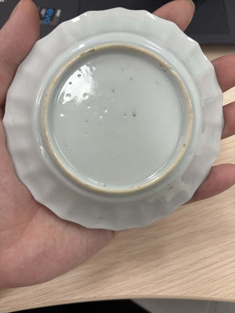 古玩陶瓷康熙青花小碟真品鑒賞圖