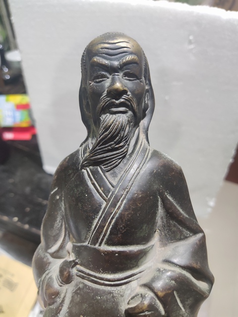 古玩銅器銅華佗真品鑒賞圖