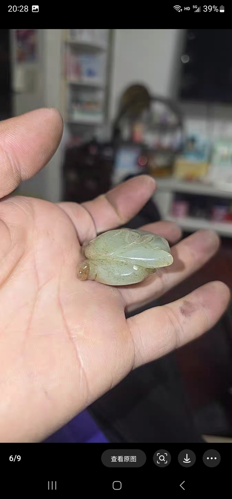 古玩玉器童子雕刻件真品鑒賞圖