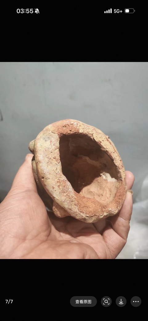 古玩陶瓷西壩窯綠釉人物造像真品鑒賞圖