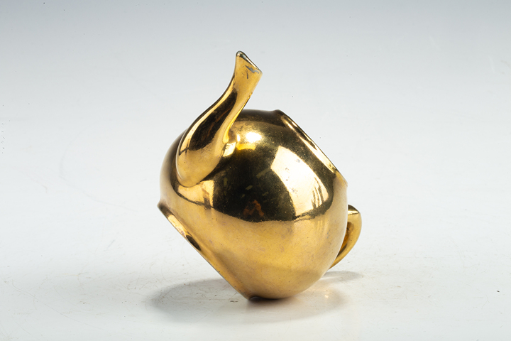 古玩陶瓷民國·金釉彩茶壺真品鑒賞圖