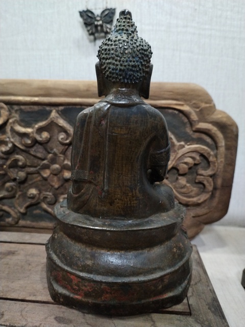 古玩銅器釋迦牟尼佛真品鑒賞圖