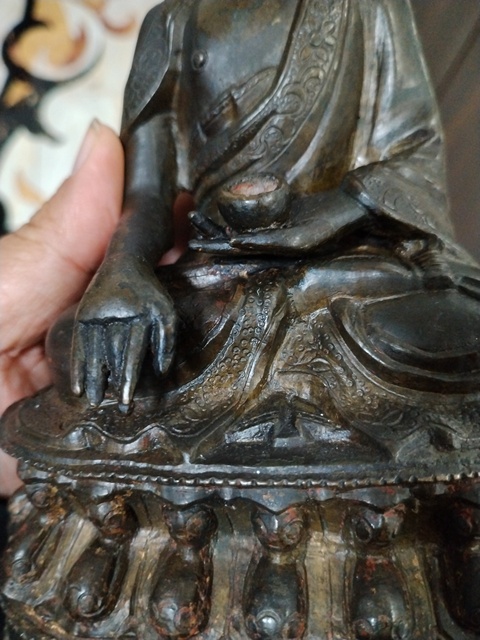 古玩銅器釋迦牟尼佛真品鑒賞圖