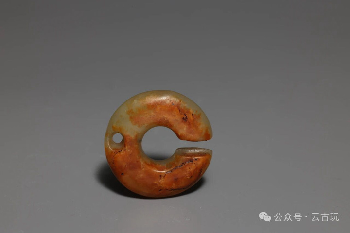 古玩玉器玉玦真品鑒賞圖