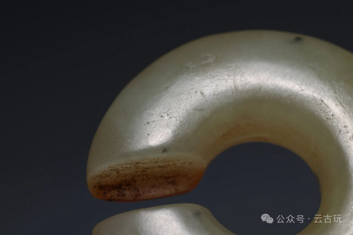 古玩玉器玉玦真品鑒賞圖