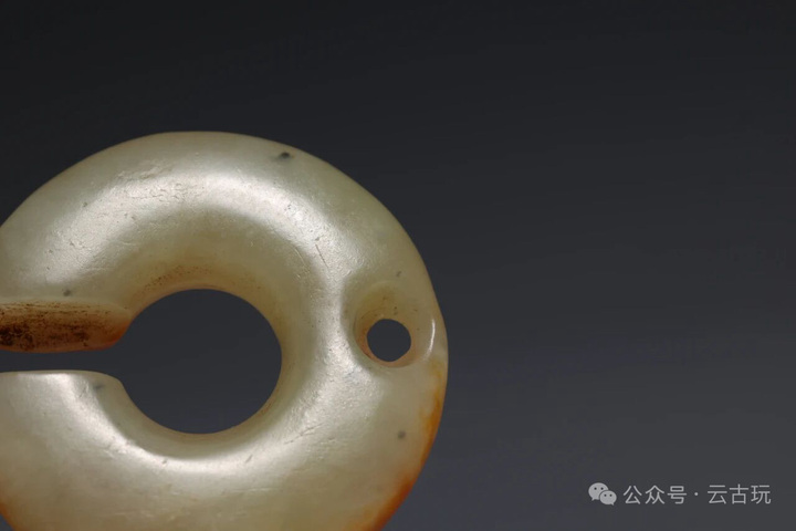 古玩玉器玉玦真品鑒賞圖