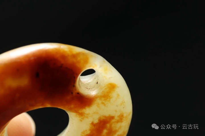 古玩玉器玉玦真品鑒賞圖