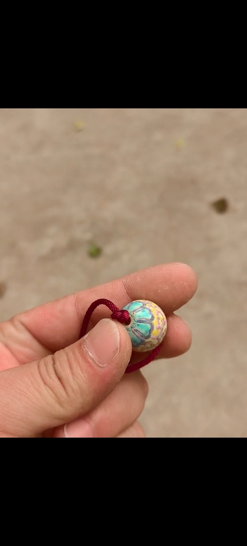 古玩陶瓷粉彩瓷珠真品鑒賞圖