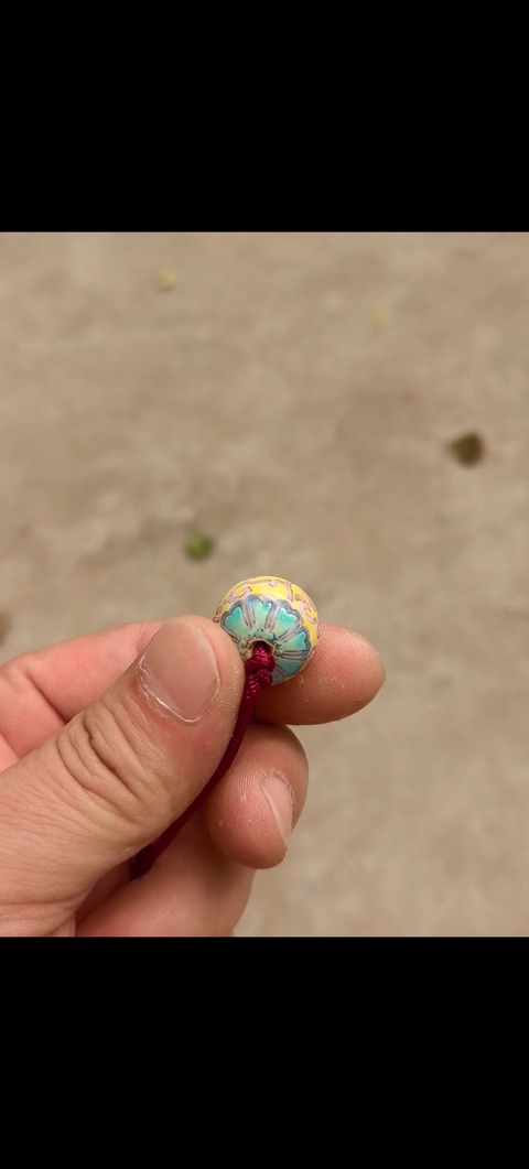 古玩陶瓷粉彩瓷珠真品鑒賞圖