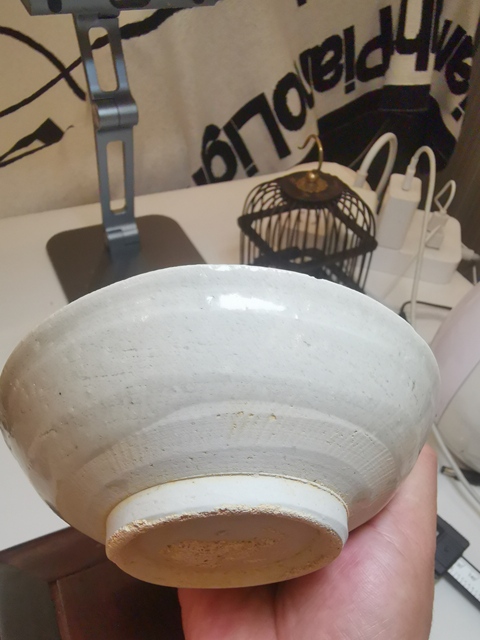 古玩陶瓷青白釉大碗真品鑒賞圖