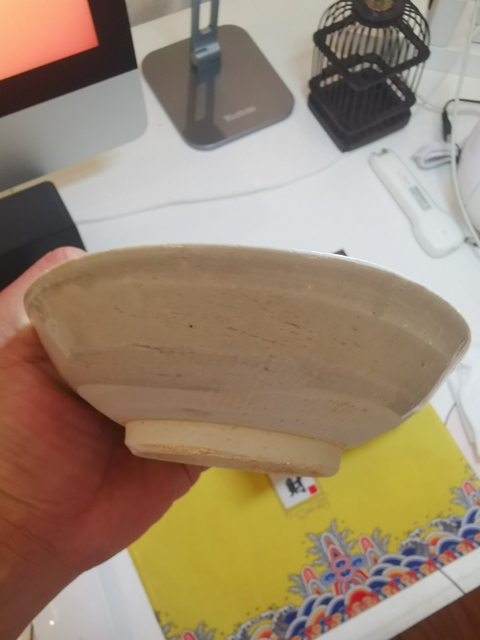 古玩陶瓷青白釉大碗真品鑒賞圖