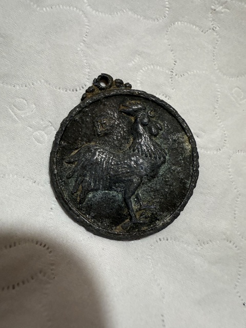 古玩錢幣雞年紀念章真品鑒賞圖