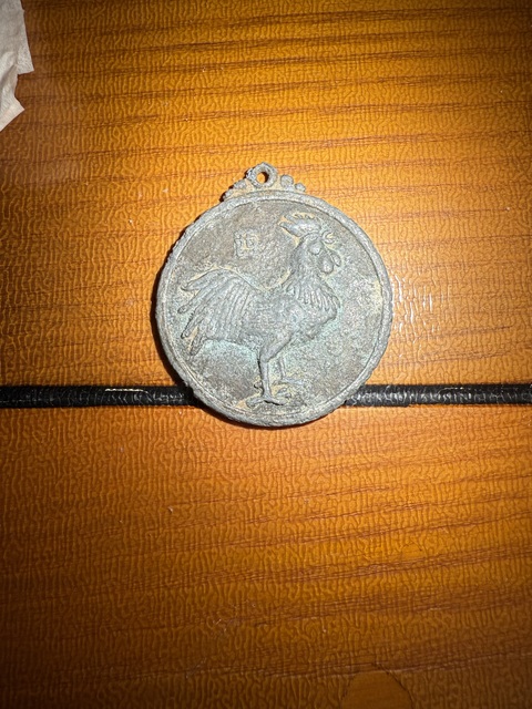 古玩錢幣雞年紀念章真品鑒賞圖