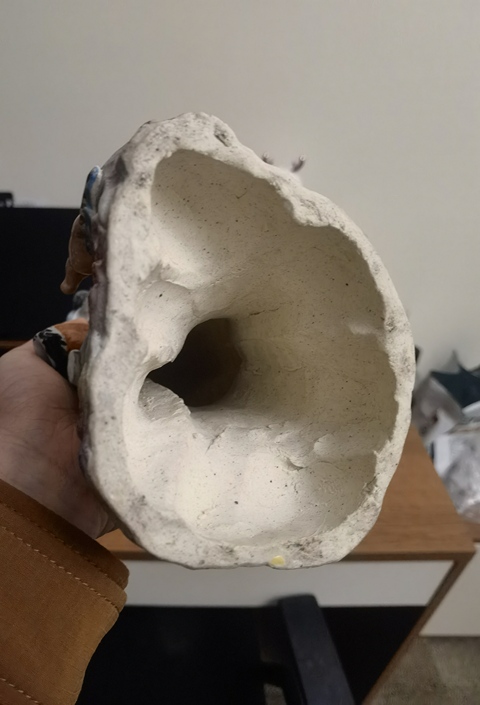 古玩陶瓷粉彩麻姑獻(xiàn)壽造像拍賣，當(dāng)前價格40元