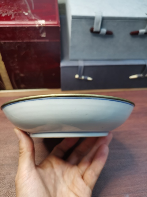 古玩陶瓷清康熙 青花鳳紋盤(pán)拍賣(mài)，當(dāng)前價(jià)格2000元