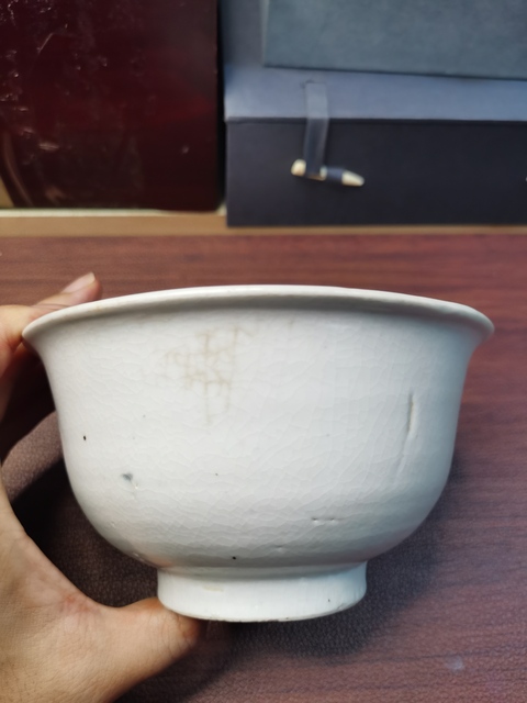 古玩陶瓷明代 白釉碗拍賣，當(dāng)前價格3700元