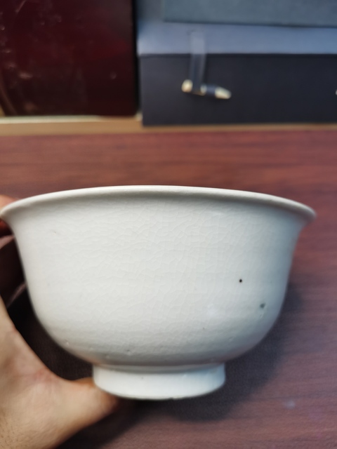 古玩陶瓷明代 白釉碗拍賣，當(dāng)前價格3700元