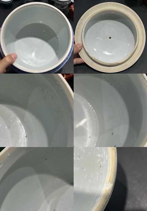 古玩陶瓷纏枝蓮粥罐真品鑒賞圖