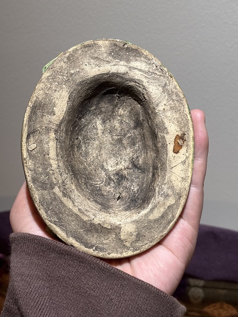 古玩陶瓷素三彩童子抱魚瓷塑真品鑒賞圖