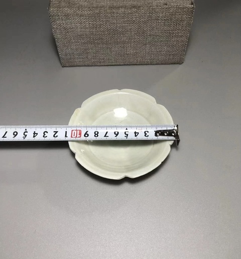 古玩陶瓷宋代影青花口盤真品鑒賞圖