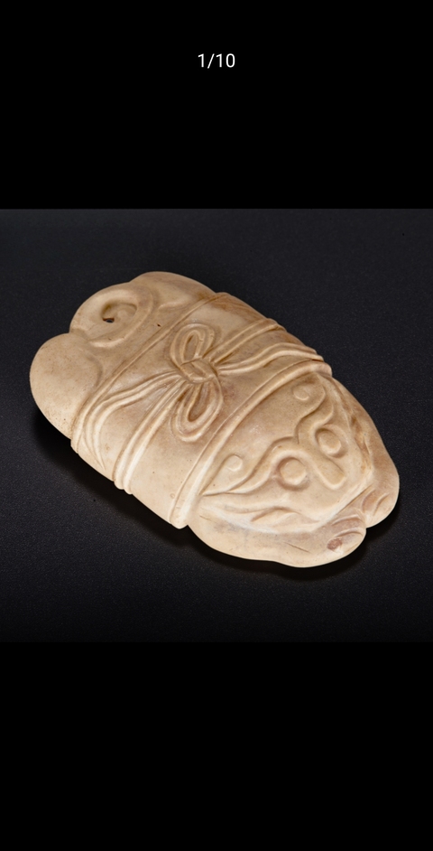 古玩玉器地方玉獸真品鑒賞圖