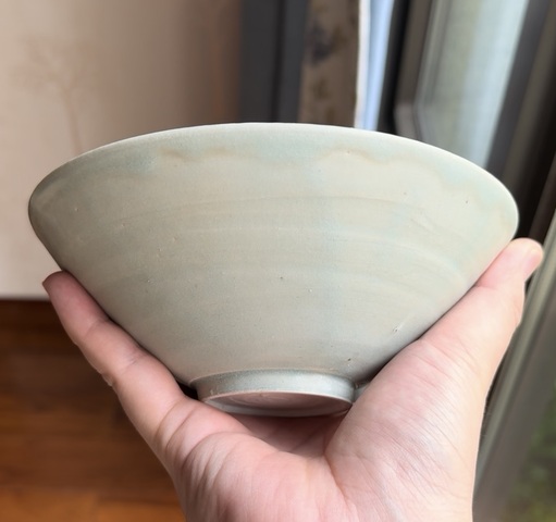 古玩陶瓷宋代影青刻花蓖紋碗真品鑒賞圖