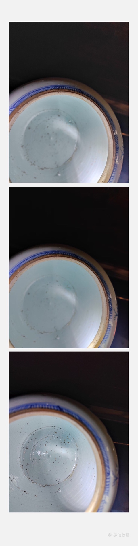 古玩陶瓷清中乾隆青花山水人物罐拍賣，當前價格1680元