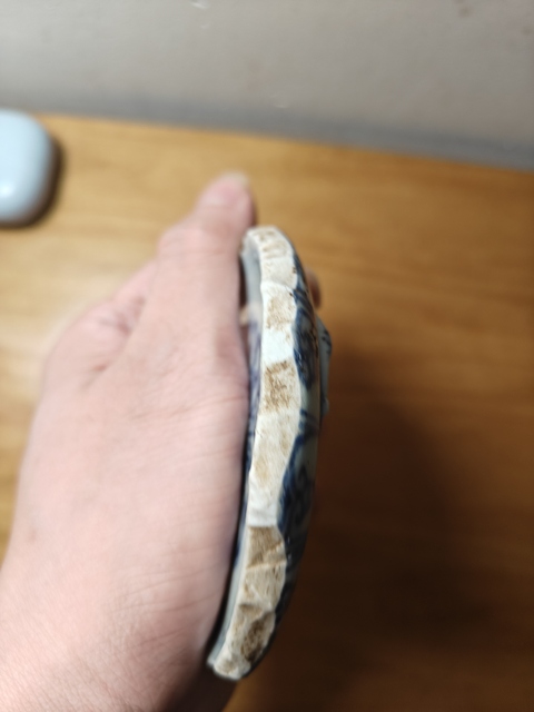 古玩陶瓷明中期青花瓷片真品鑒賞圖