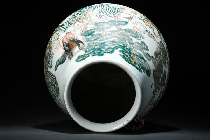 古玩陶瓷鹿頭尊真品鑒賞圖