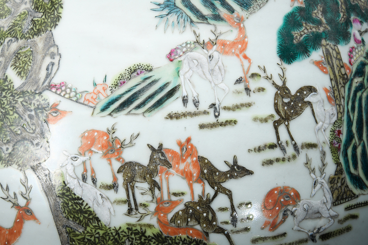 古玩陶瓷鹿頭尊真品鑒賞圖