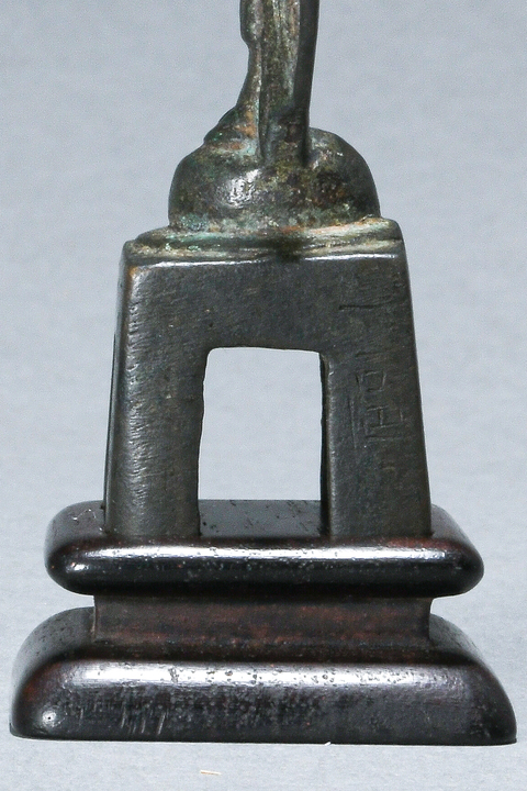 古玩銅器銅菩薩像真品鑒賞圖