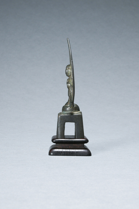 古玩銅器銅菩薩像真品鑒賞圖